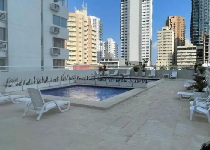 Estudio Tipo Loft Amoblado En Bocagrande Cartagena 801A
